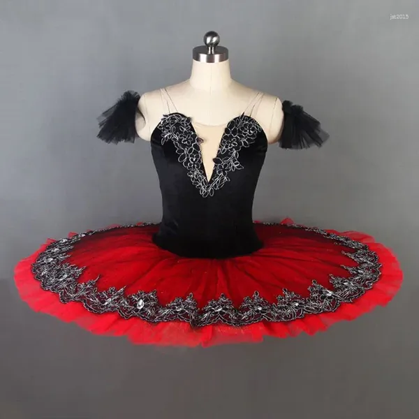 Palco desgaste vermelho profissional ballerina balé tutu para crianças crianças crianças meninas mulheres adultos festas de dança