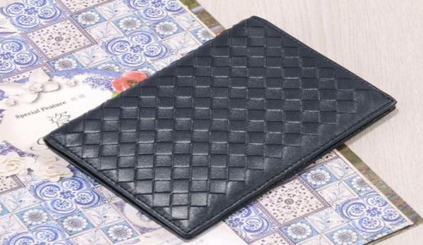 Ucuz deri cüzdanlar el yapımı dokuma kuzu derisi cüzdanı 11x15cm kart cüzdanları veya para cüzdanları pasaport paketi8792505