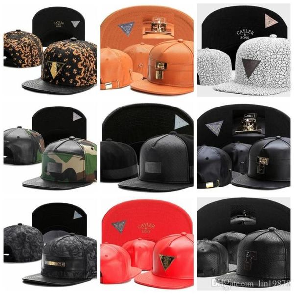 Brand Sons Baseball Caps Lattice Leather Camo Metal Metal Casquets Chapeus Wool Outdoor Sports Snapback Hats M4061914