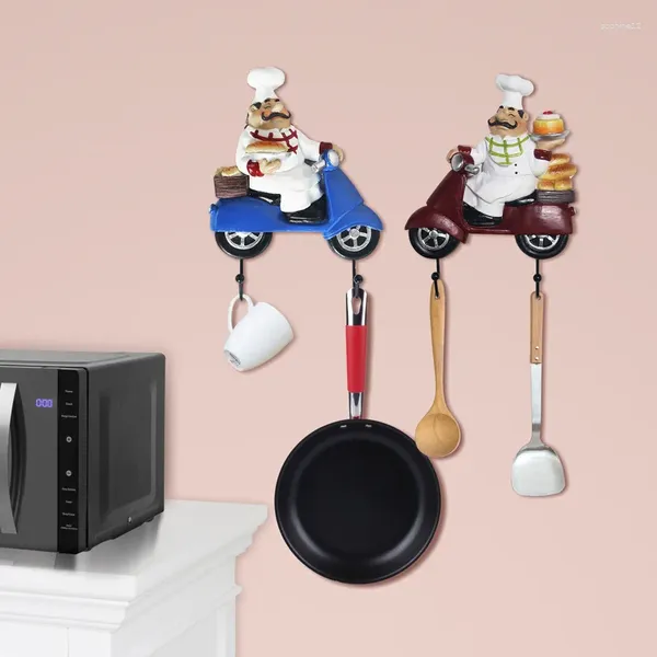 Figurine decorative Cartoon europea El Restauranti Cucina da forno utensili Accessori per decorazioni per la casa appesa