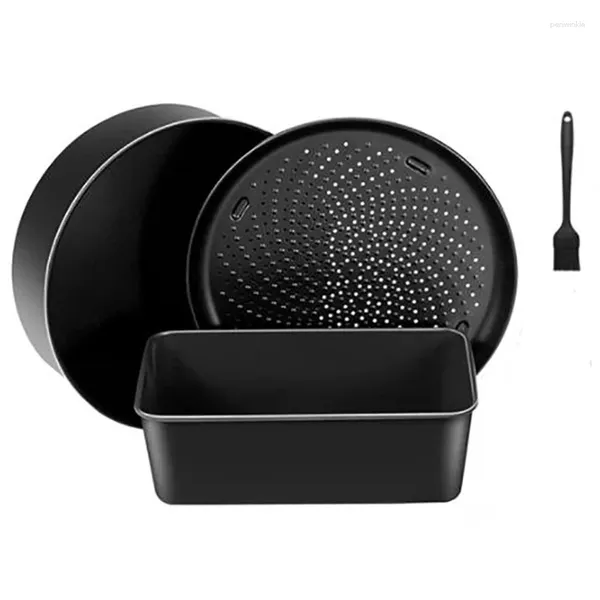 Ninja foodi için ayarlanan pişirme kalıpları 6.5 8QT Aksesuarlar Pot Çok Amaçlı Pan Crisper Loaf ile Yapışmaz Bakeware