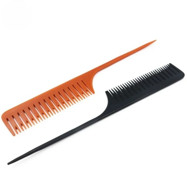 NEU 2024 Professionell necken Kamm Hair Pinsel Salon Farbe Plastik Plastikkamm-Kamm-Friseurkämme- für Salon Plastikkamm- für