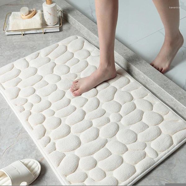 Tapetes de banho Ultra Soft Non Slip e Tapete de banheiro absorvente 16 