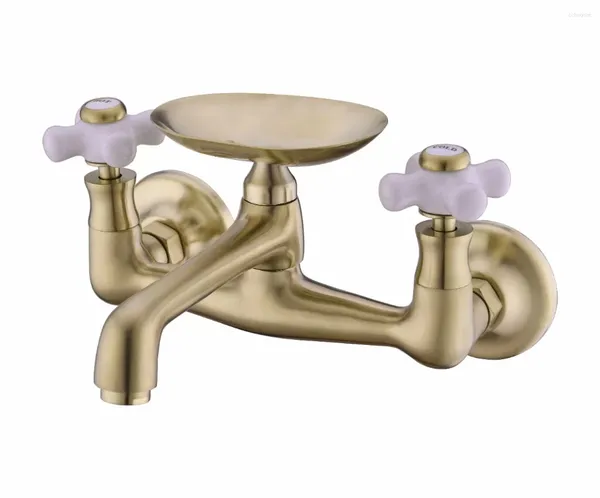 Раковина для ванной комнаты из раковина латунные кнопки с матовым золотым смеси