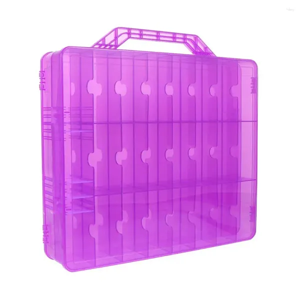 Caixas de armazenamento Gel Gel Gel Polishol Organizador de caixa de caixa ajustável Divisor portátil Bato