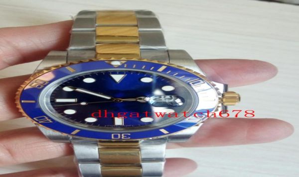 Üst Fabrika V7 Versiyon Mens 2813 Otomatik Otomatik İzleme N Blue Dial Seramik 116613 16613 40mm Otomatik Mekanik Erkek Saat 7298009