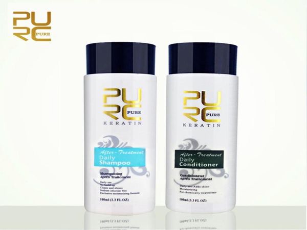 Shampoo per capelli giornalieri PURC e balsamo per raddrizzare le levigatura della riparazione femmina maschio cure 2pcsset 200ml1947560