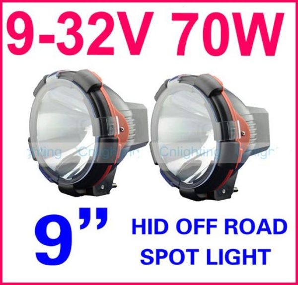 PARINPCS 9QUOT INCH 70W 75W POWER HID HID Ксеноновый световой внедорожник ATV Offroad 4WD 932V Spot Beam 3200LM5834093