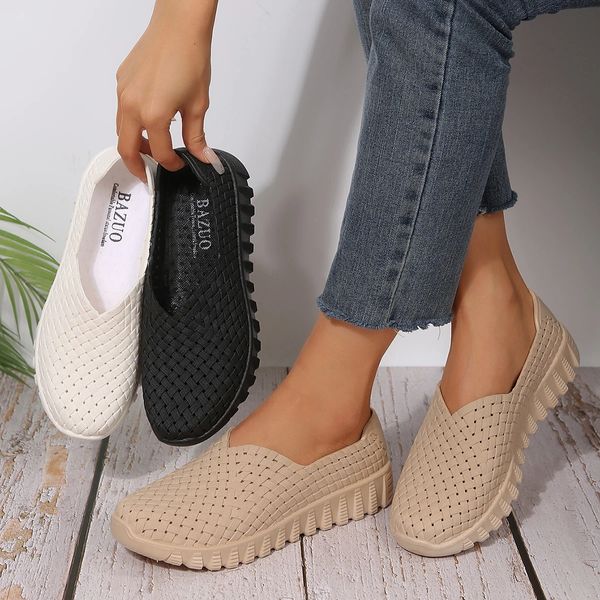 Scarpe da donna Flat Woman Flats Round Toe Eleganti mocassini Fashion Trend Summer Girls Sale Shoe a basso prezzo 240412