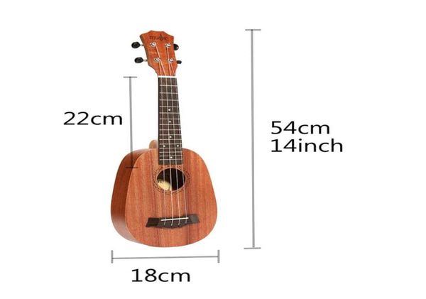 21039039 4 Saiten Ananasstil Mahagoni Hawaii Ukulele Uke Elektrische Bassgitarre für Guitarra Musical Instruments Musik L7700806