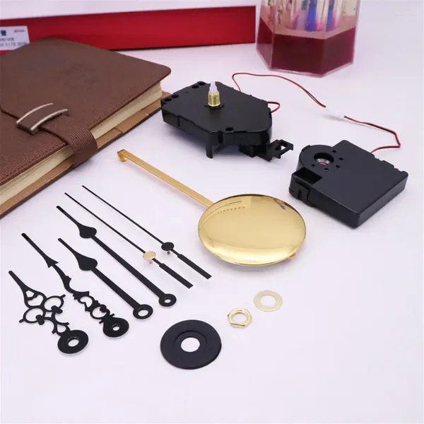 Uhrenzubehör DIY Stündliche Zeitschwingbewegung Quarz Pendel Trigger Clock Chime Music Box Kit mit 2 Paaren Hände und