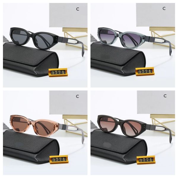 Moda Eyewear Feminino Filmed Frame Small Brand Cel Men's 40238 e Oval Glasses Premium UV 400 Polarizado Rand Designer Overdoor Sports Sunglasses