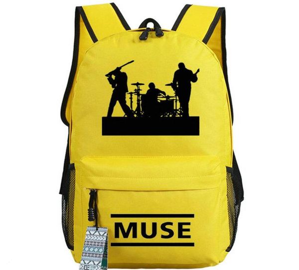 Sırt çantası Muse Indie Rock Band Daypack Hyper Music Schoolbag Sırtı Satchel Okul Çantası Açık Günü Pack7060614