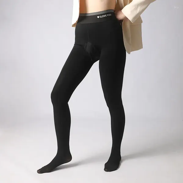 Meias masculinas Leggings de inverno Male meia