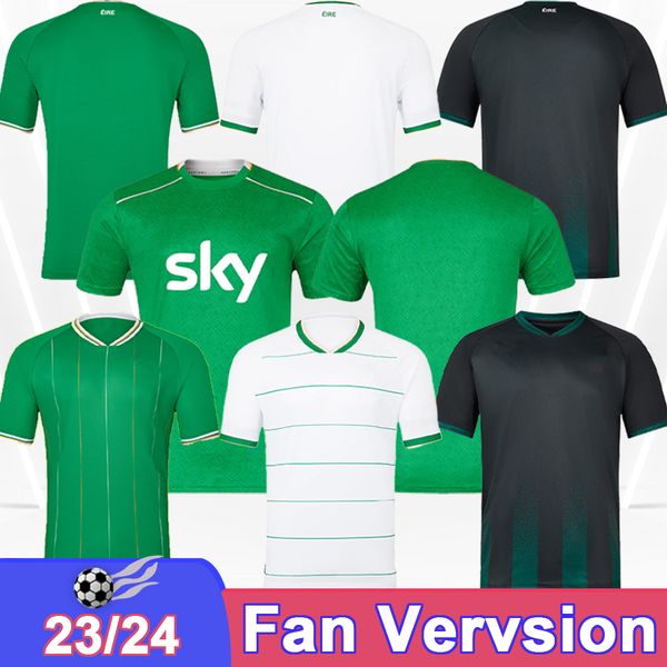 2023 24 Irlanda Seleção Nacional Mens Camisa de futebol Duffy McClean Hendrick Collins Keane Home Away Away 3rd Football Circhs