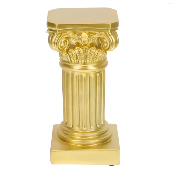 Titulares do vela Pillar Colunas romanas colunas grega Casamento Vintage estátua Stand Candlestick Decor Centerpieces Taper Cake mini