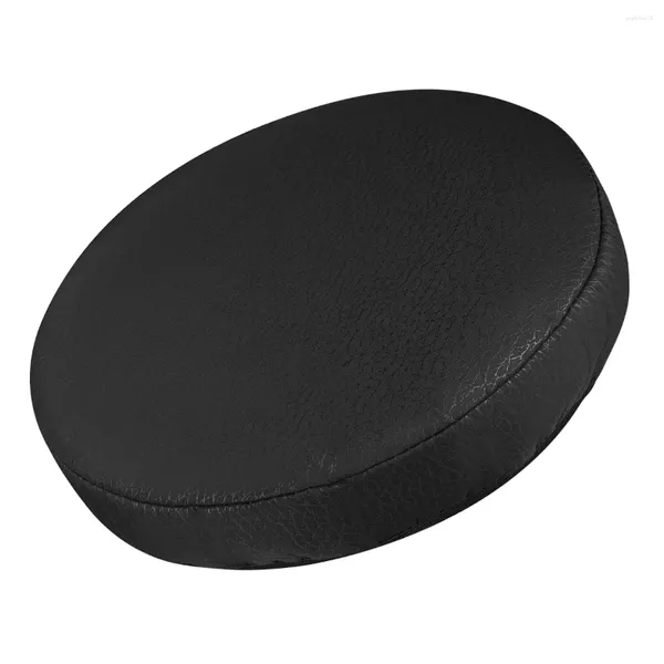 Tampas de cadeira Tampa elástica de barra de mesa redonda almofadas de assento preto Cushion Outdoor