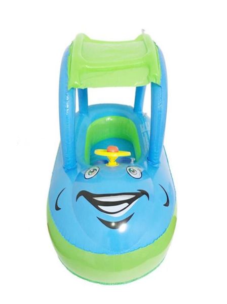 GanzInflatable Baby Kleinkind Float Saats Boot Rohr Ring Car Sun Shade Wasser Schwimmbad