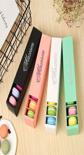 5 colori Macaron Packaging Wedding Caramy Bomboniere Scatole di carta laser 6 Grids Cioccolato BiscuIto Muffin Box8701042