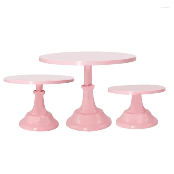 Backwerkzeuge 3pcs rosa Kuchen Cupcake stehen rund modern