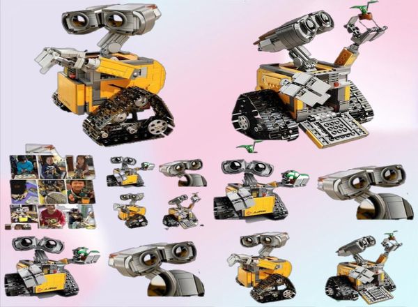 Model Building Kits Lepins Blöcke Film Wali Elon Moschus Roboter kleine Partikel zusammengebaut Block Buster Toys Weihnachtsgeschenk Drop Delive 4613441