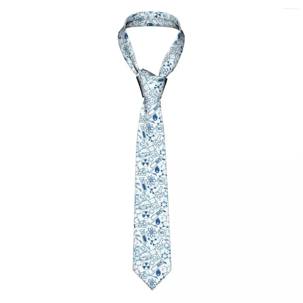 Bow ties Custom Chemistry Lab Classic Silk Science Biology Necktie per ufficio