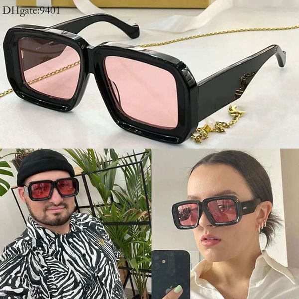 Luxury Sunglasses Designer Máscara de mergulho de verão Quadros de placas grossas e templos Occhiali de Soleil Vibrant Barcelona Style Popular