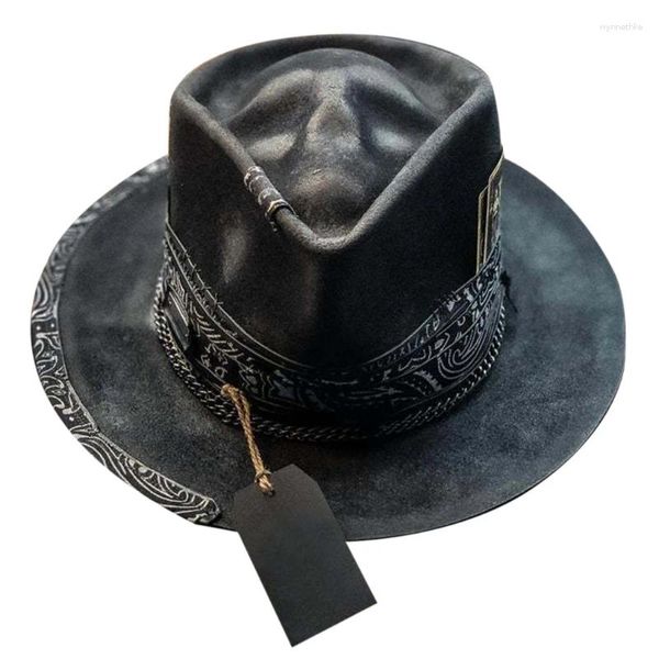 Garas do Halloween Gift Cowboy Hat Perfect Presente para o festival com tema de crânio de amantes