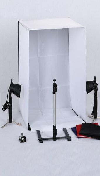 PO Studio LED Box Booms 5050cm Tabela de tiro portátil Tabela de tiro superior com 4 cenários de cores para Still Lifet 2509440862