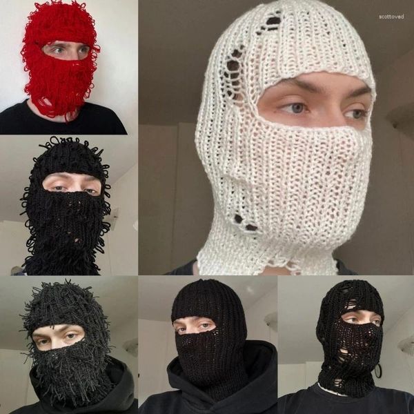 Beretti Halloween Balaclava Cappello Beanie Cappello da donna Maschera Solid per maschera da sci Cover del collo Portiera Pesplay Pogramma POGRAME POPTS