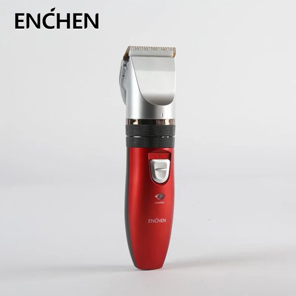 Enchen Professional Hair Trimmer Recarregável Clipper Electric Men Men sem fio Lâmina de cerâmica ajustável Sharp 240412