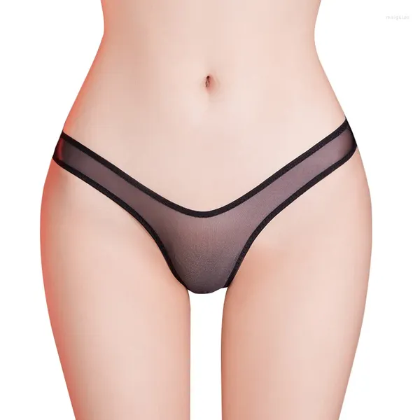 Frauenhöfen Frauen sexy Slips Dessous v Tailled Smooth Unterwäsche niedrige elastische Sait
