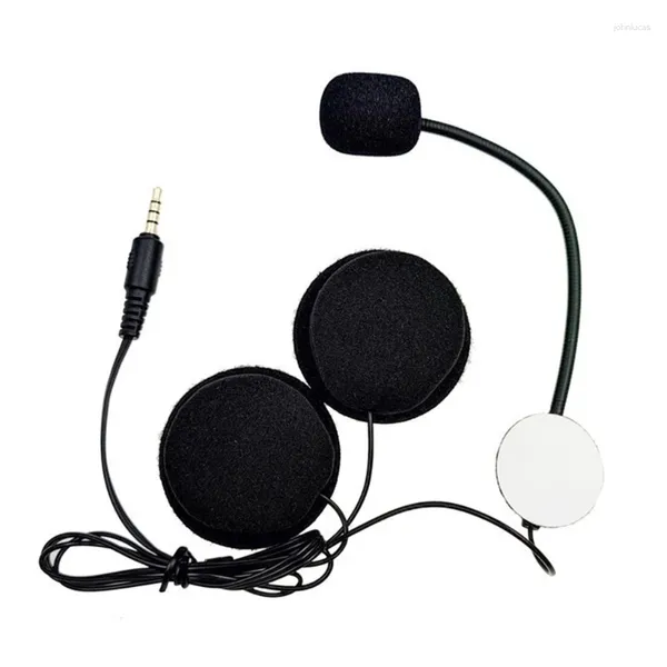 Mikrofone A9LC -Helme Kopfhörer Mikrofon -Motorrad -Gegenstände halb bedeckte Ohrhörer zum Radfahren zum Radfahren