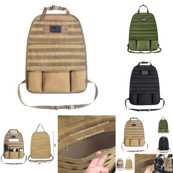 2024 2024 Auto Rücksitz Organisator Taktisches Accessoires Armee Molle Beutel Aufbewahrung Tasche Militärische Outdoor selbstfahrende Jagdsitzabdeckung Tasche