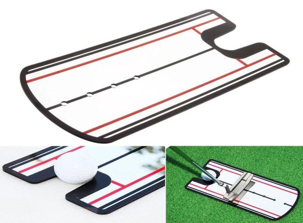 Aiuti di addestramento del golf che mettono allineamento di allineamento dritto allineamento a specchio 31 x 145cm5225356