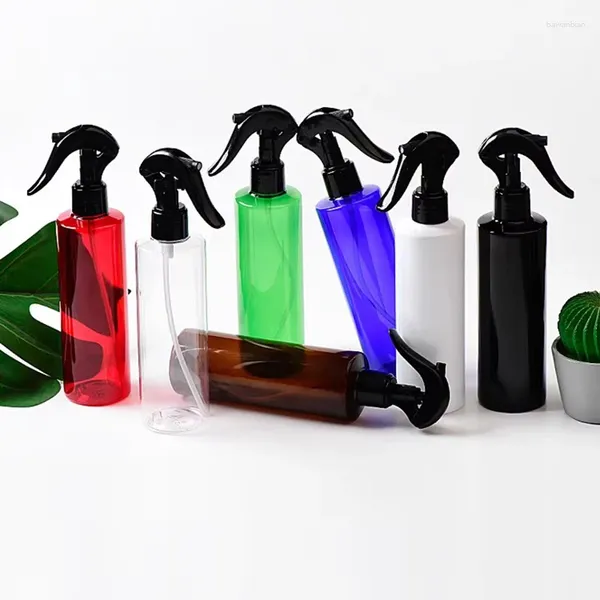 Garrafas de armazenamento 20pcs 300 ml DIY Maquiagem líquida garrafa de recipiente de pulverizador de cabelo com bomba de gatilho de spray 10 onças de plástico perfume de plástico