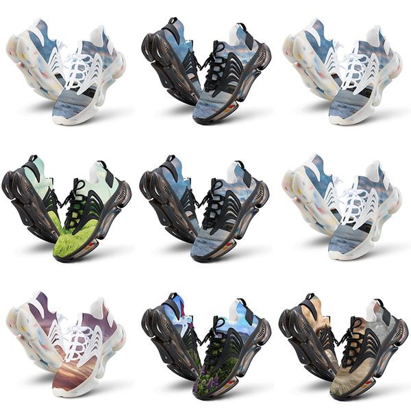 Бесплатная доставка дизайнерские кроссовки для мужчин для мужчин настраиваемые изображения Orchid Fashion Outdoor Женская мужская кроссовки кроссовки Gai