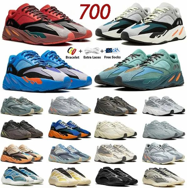 700 700S V1 V2 V3 Mens Running Sapatos Cor Camo Camar