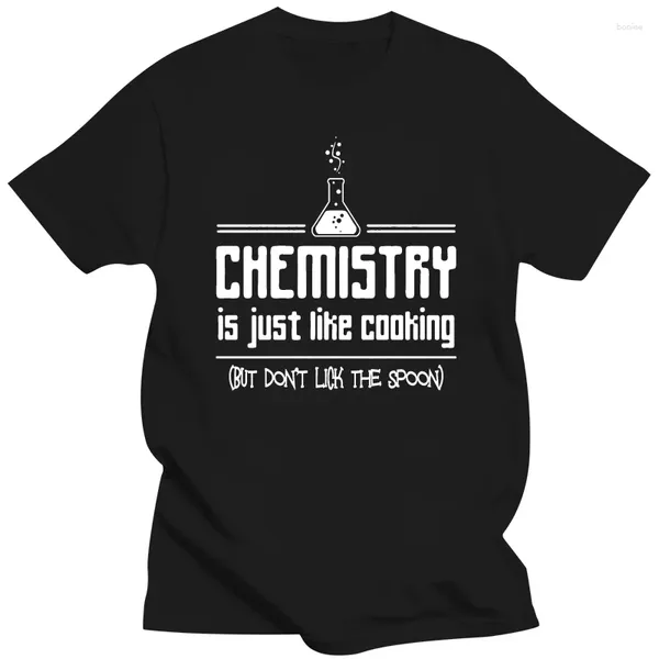 Herren Polos Chemie T-Shirt Weird Authentic Sunlight Letter Lustige Hemden Top-Qualität S-3xl Interessanter Design Trendy