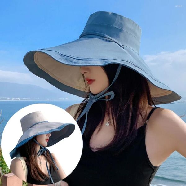 Beretti Donne pieghevoli da sole Visita Visor Fashi