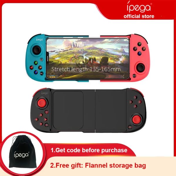 Gamepads ipega pg9217 wireless bluetooth gamepad game controller joystick per smartphones Android iOS MFI Games PC PUBG Mobile