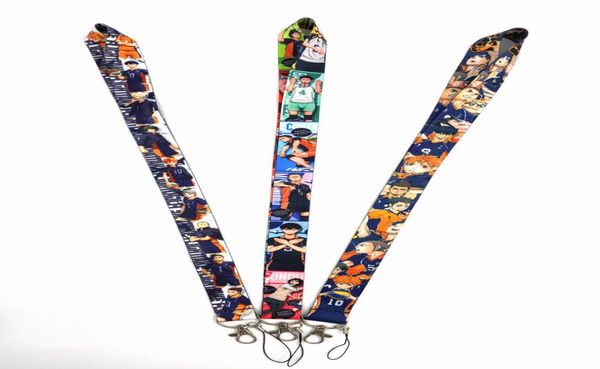 NUOVO 10pcs Popular Cartoon Anime Hikyuu Lanyard per la scheda di identificazione della fotocamera a tratto per telefono cellulare 1665761