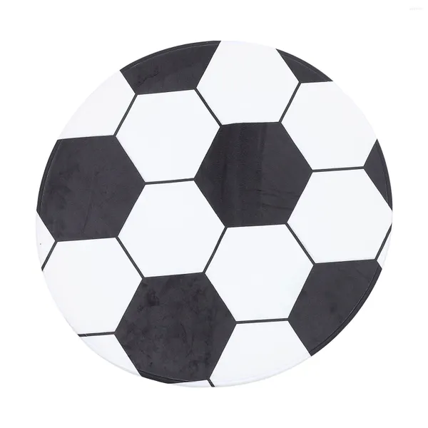 Ковры Творческий футбольный коврик круглый футбольный декоративный декоративный