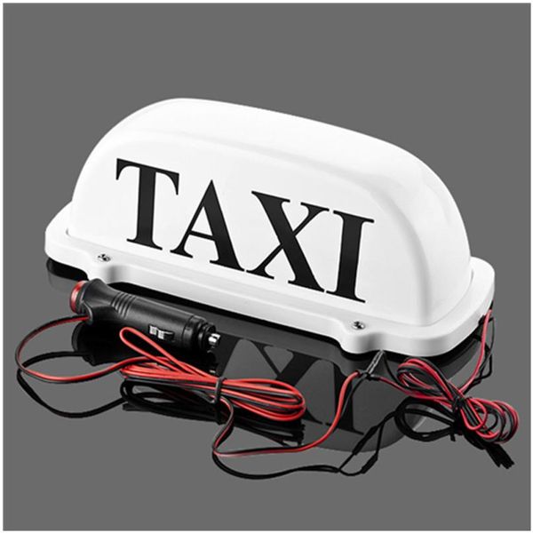 auto taxi top leggero nuovo tetto a led segnale di taxi 5v 12v con luce taxi a base magnetica luce e linea di alimentazione da 3 metri5507002