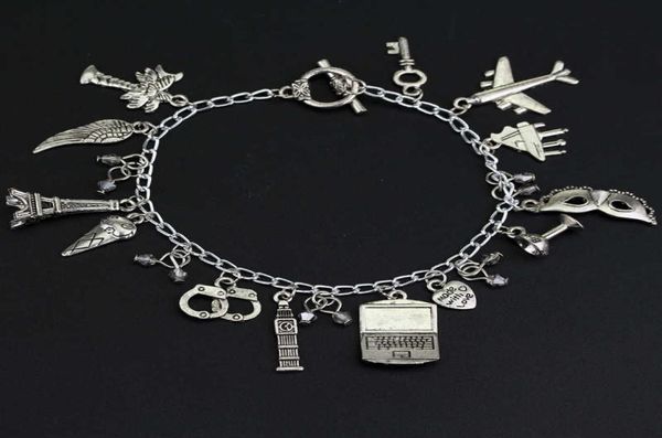 Gioielli cinematografici 50 Cinquanta sfumature di braccialetti grigi Women Cosplay Accessori A Bracciale Accessori per gioielli con braccialetti G10261989532