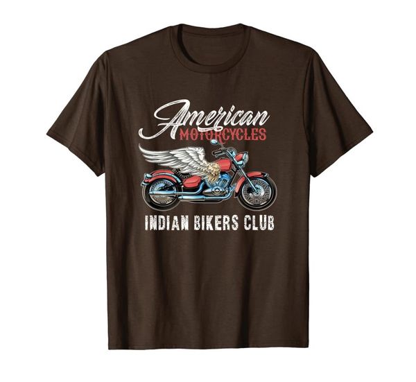 Vintage American Motorcycle Indian Biker Old Club T -Shirt T -Shirt6353031