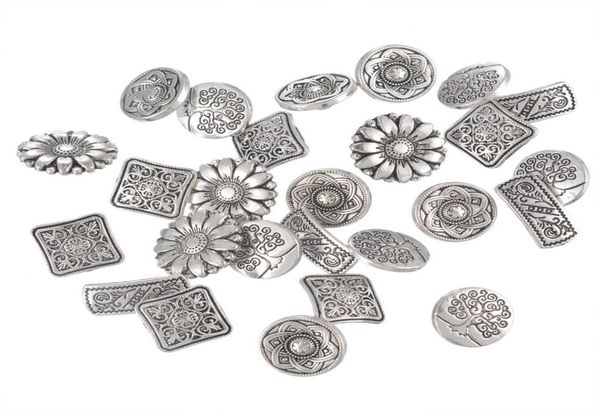50pcs karışık antika gümüş tonlu metal düğmeleri scrapbooking shank düğmeleri el yapımı dikiş aksesuarları el sanatları diy malzemeleri3967889