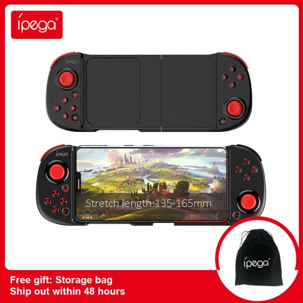 GamePads Ipega Gamepad Android Wireless Bluetooth Game Controller Triggers Triggers Mobile Joystick для телефона iOS Control PC Control