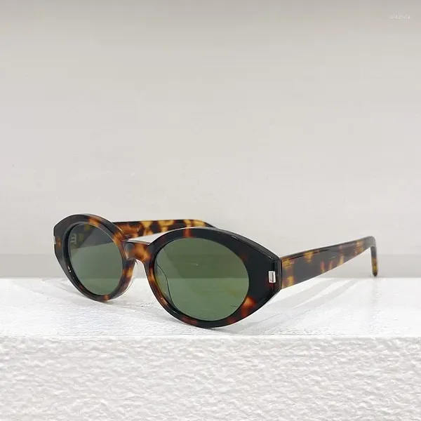 Occhiali da sole 2024 Fashion Acetato Summer Women's Dureble Brand Design Brandist di lusso Vintage Cool SL567