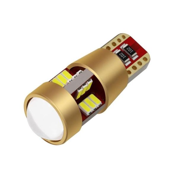 Automobili da 10 pezzi LED T10 Canbus W5W Luci di autorizzazione a lampadina automatica LED VOIBE 12V 27 SMD Lightmitting 3014 Light coda 8172158